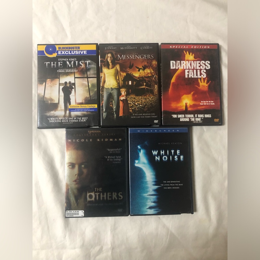 HORROR MOVIE DVD LOT